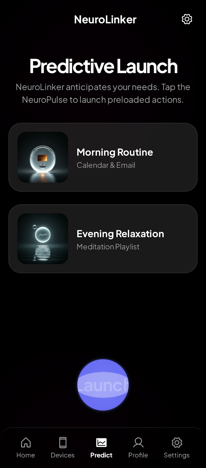 Neurolinker Mobile Neural Control App